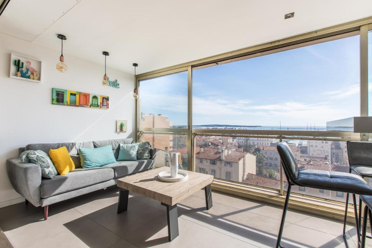 Lb Vacation Rentals I Admire Panoramic Ocean Views Through Walls Of Windows Cannes Exterior foto